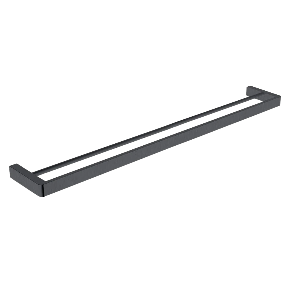 Argent Mondrian Neu 800mm Double Towel Rail Gunmetal - Image 3