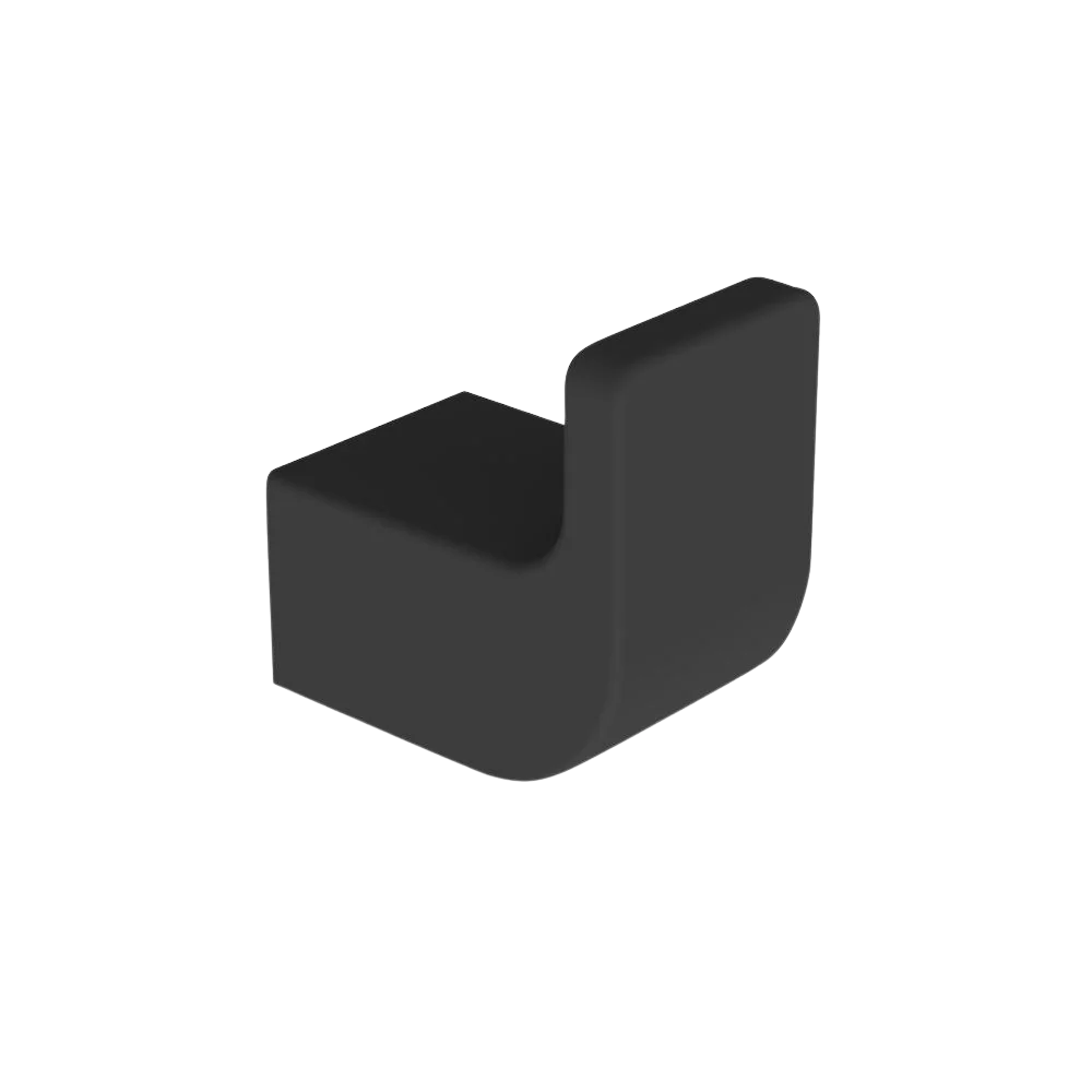 Argent Mondrian Neu Robe Hook Matte Black - Image 3