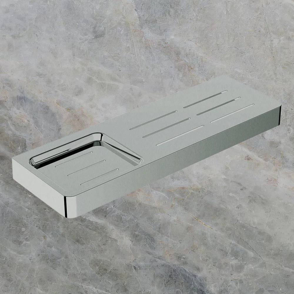 Argent Mondrian Neu Shower Shelf Brushed Nickel - Image 2