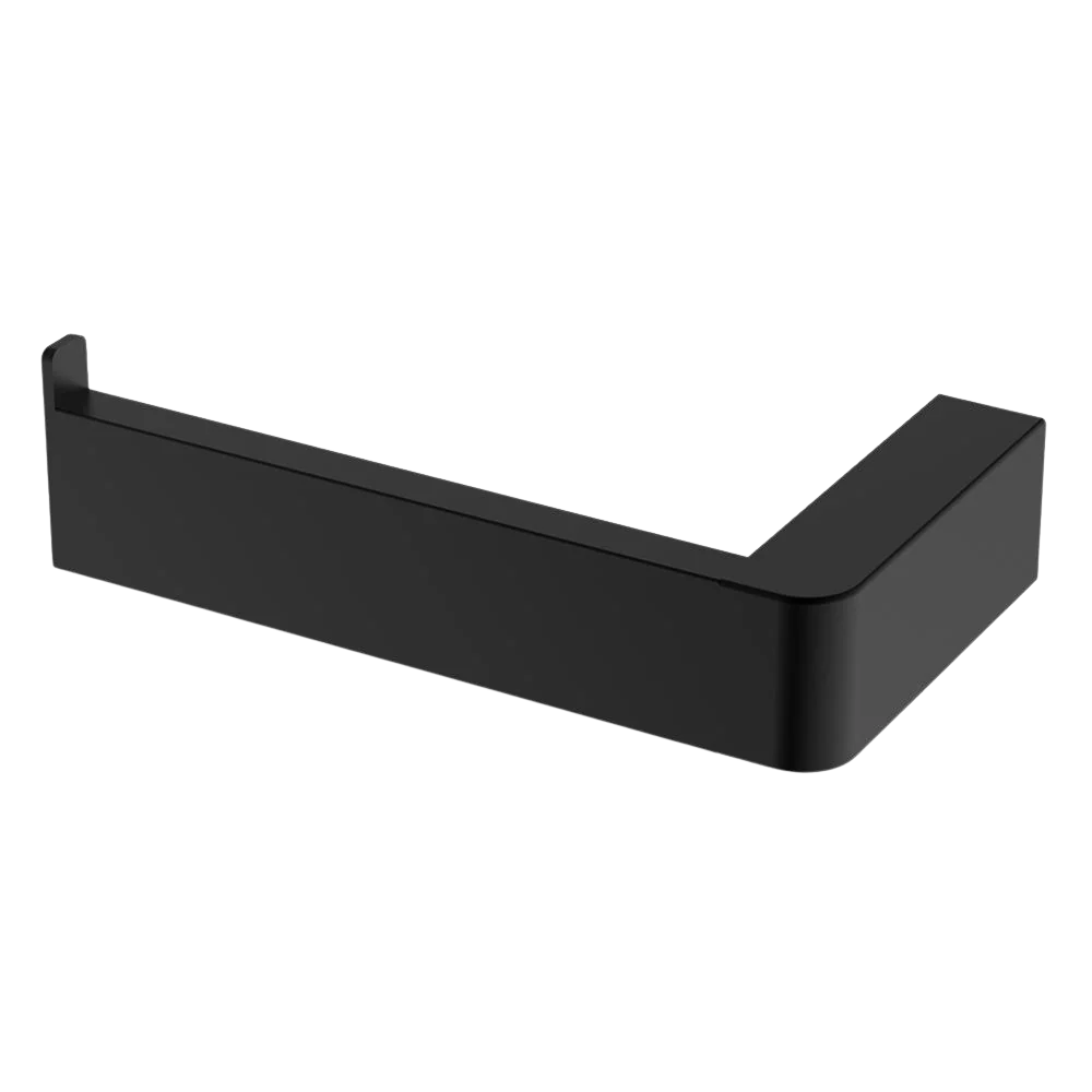 Argent Mondrian Neu Toilet Roll Holder Left Hand Faced Matte Black - Image 3