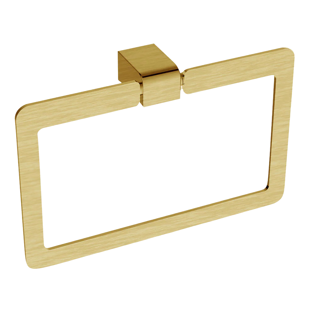 Argent Mondrian Neu Towel Ring Brushed Gold - Image 3