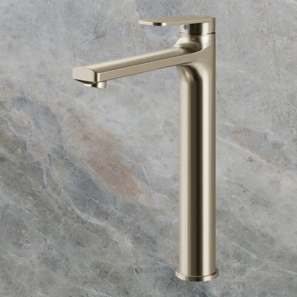 Argent Pace 2.0 Vessel Basin Mixer Brushed Nickel Lead Free - Image 2