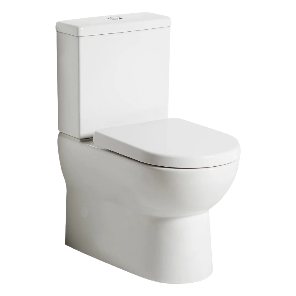 Argent Pace HygienicFlush BTW Toilet Suite Bottom Entry White - Image 3