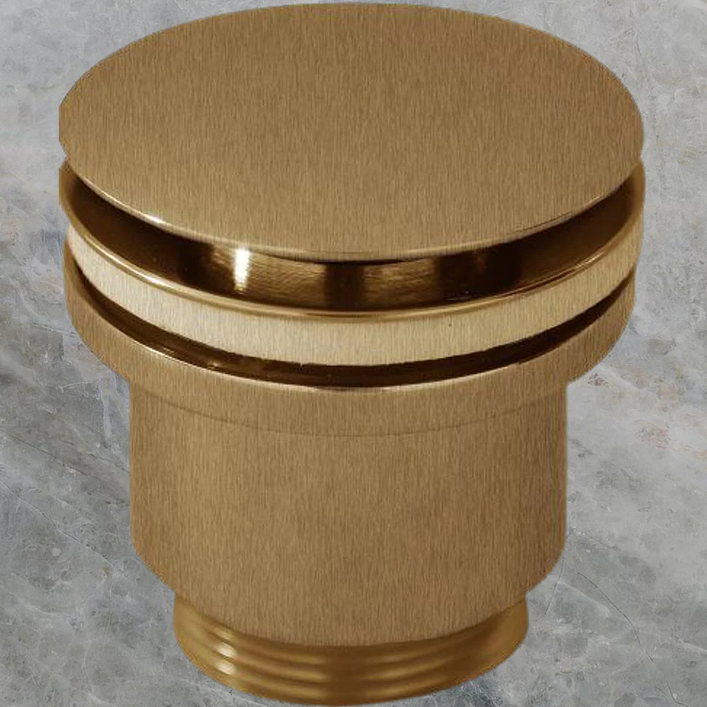 Argent Pop Up Waste 32mm 2 Piece Brushed Gold - Image 2