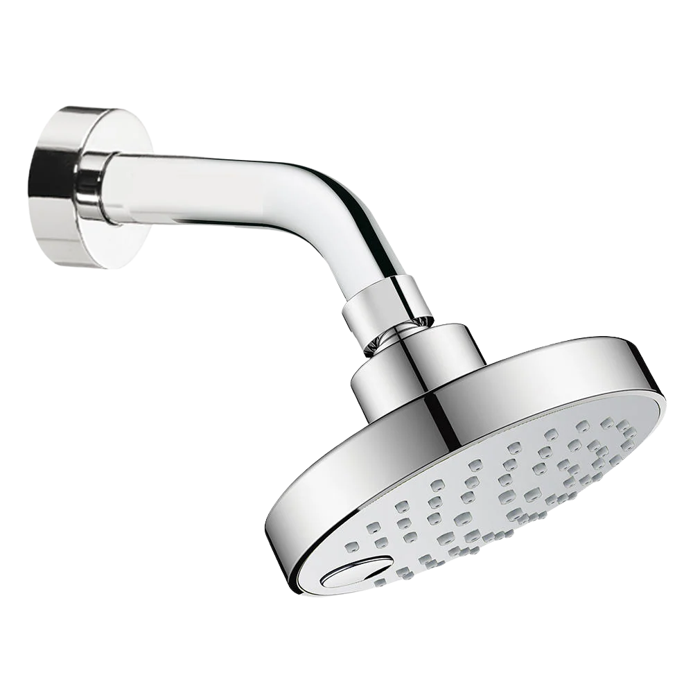 Argent Studio Trio 120mm Overhead Shower on 150mm Wall Arm Chrome - Image 3