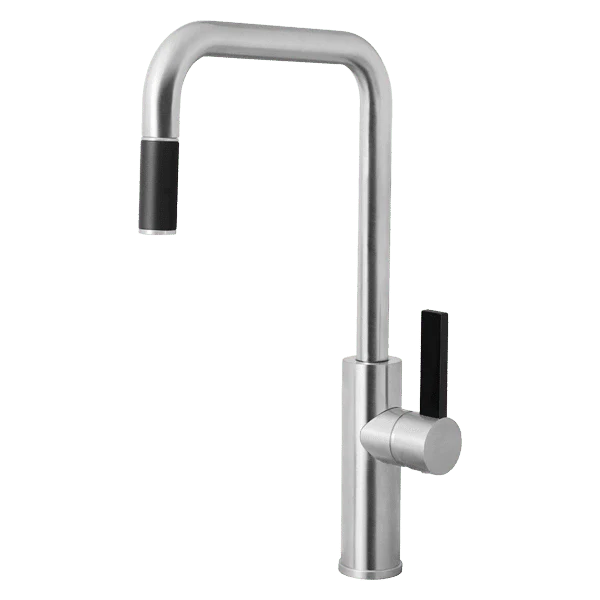 Armando Vicario Luz Kitchen Mixer With Pull-Out Brushed Chrome