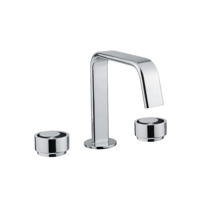 Armando Vicario Piazza 3 Piece Basin Mixer Square Chrome - Image 3