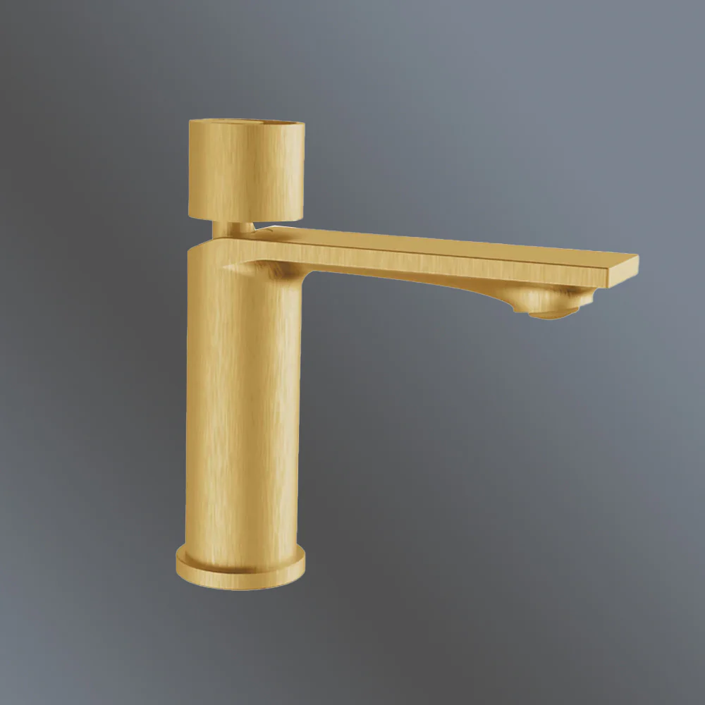 Armando Vicario Piazza Basin Mixer Light Gold - Image 2