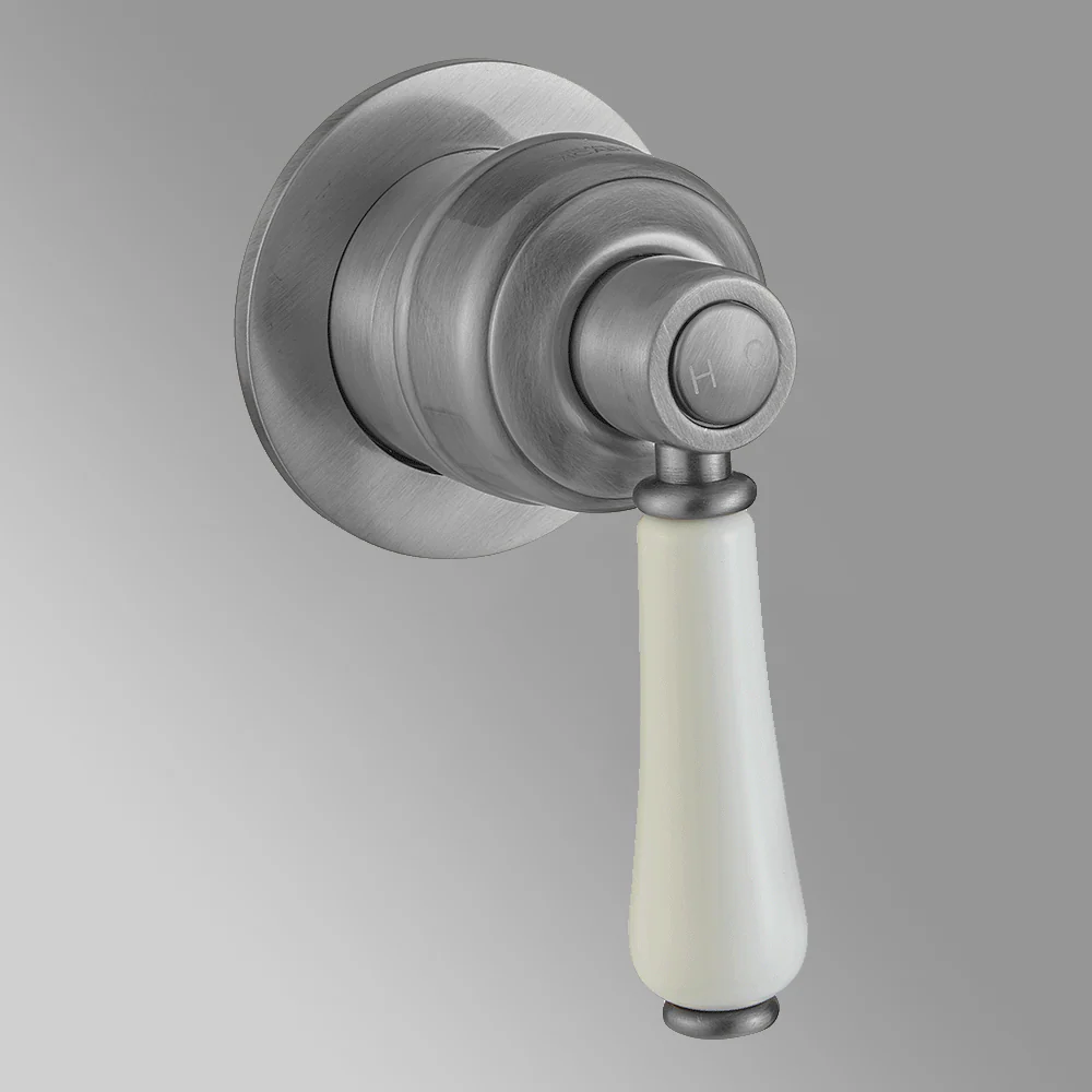 Armando Vicario Provincial Shower Wall Mixer Brushed Nickel - Image 2