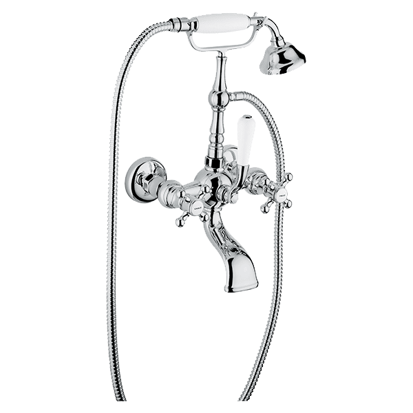 Armando Vicario Provincial Wall Mounted Bath Filler Chrome - Image 3