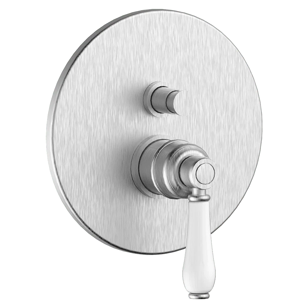 Armando Vicario Provincial Wall Mounted Diverter Mixer Brushed Nickel - Image 3