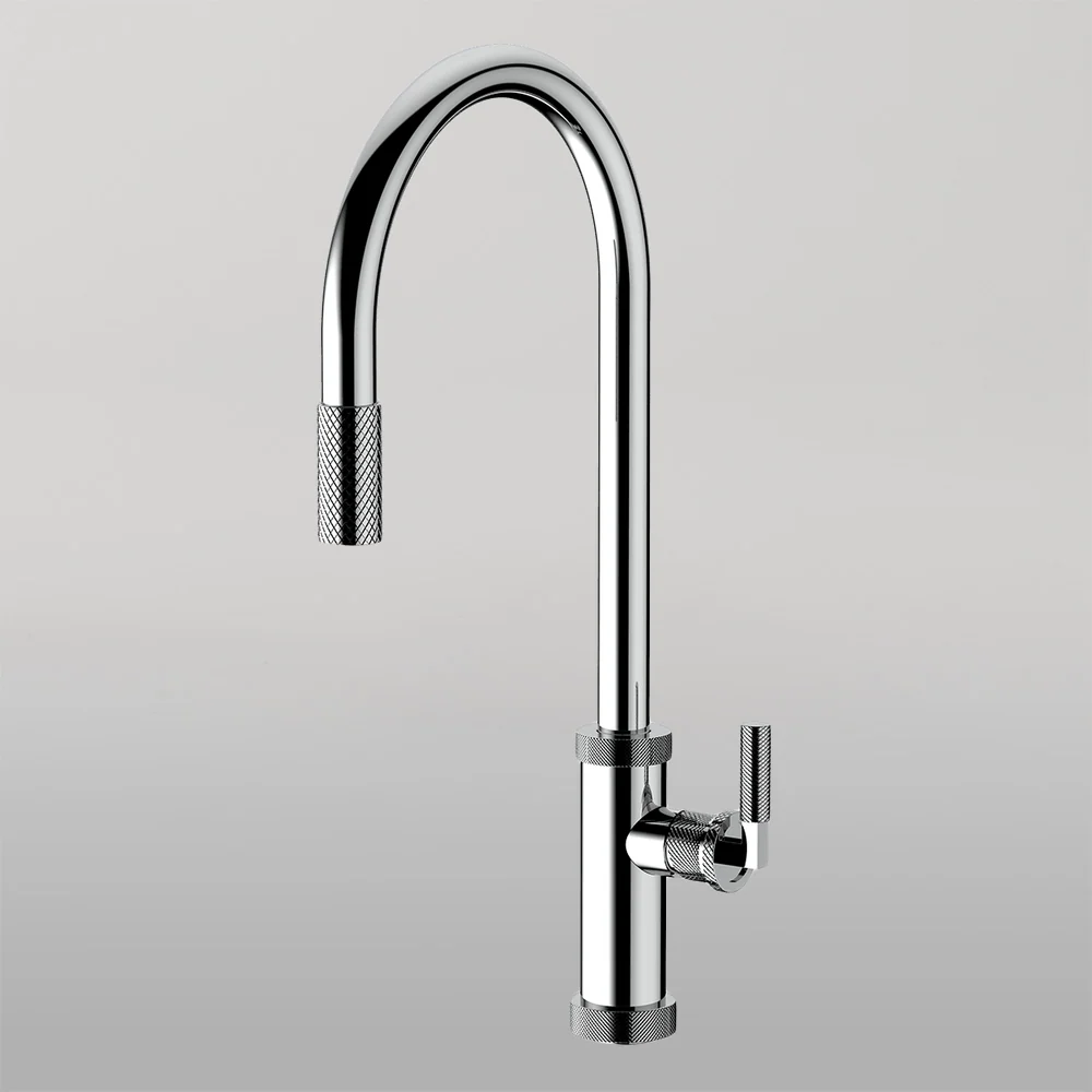 Armando Vicario Urban D Pull Out Kitchen Mixer Chrome - Image 2