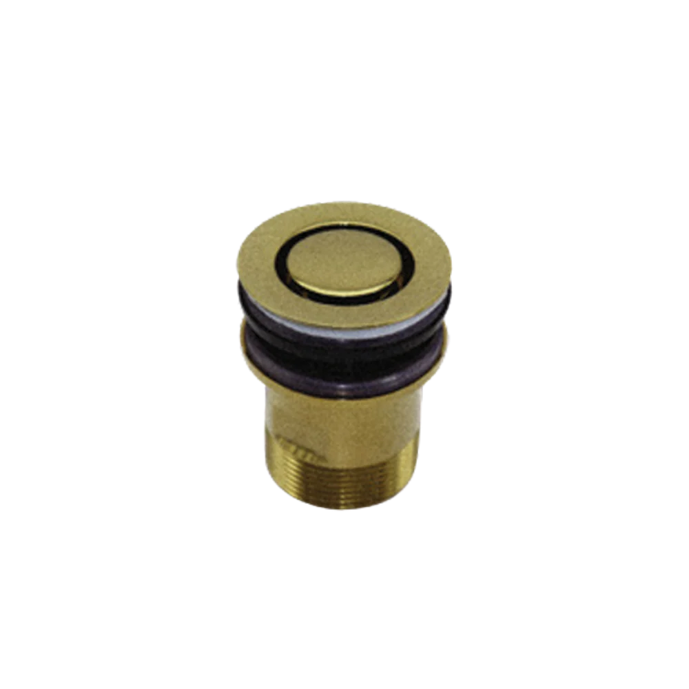 Art Australia 40mm Bath Pop Down Waste with Overflow Brushed Gold