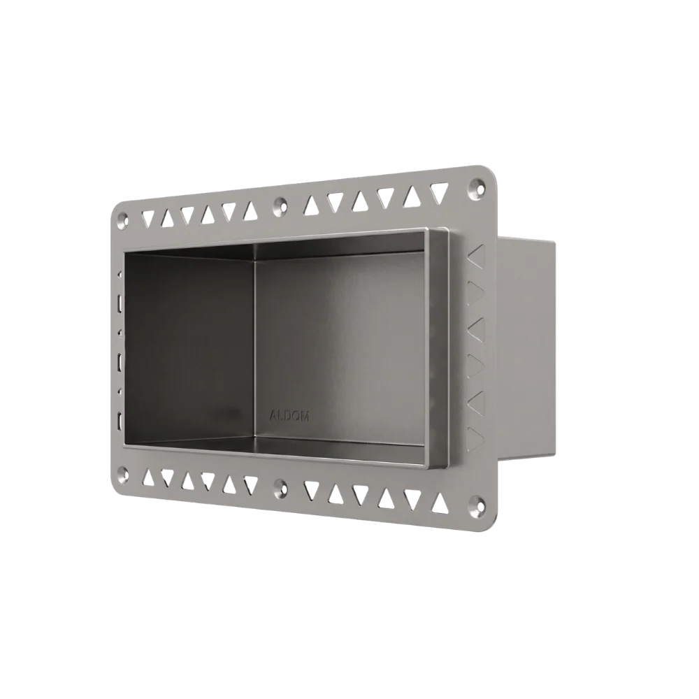 Art Australia Anook Shower Niche 200 x 100mm Titanium Grey - Image 3
