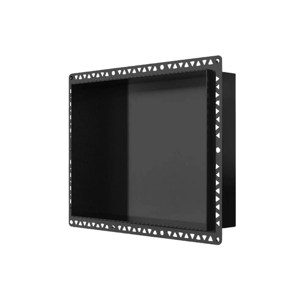 Art Australia Anook Shower Niche 400 x 300mm Black Ace