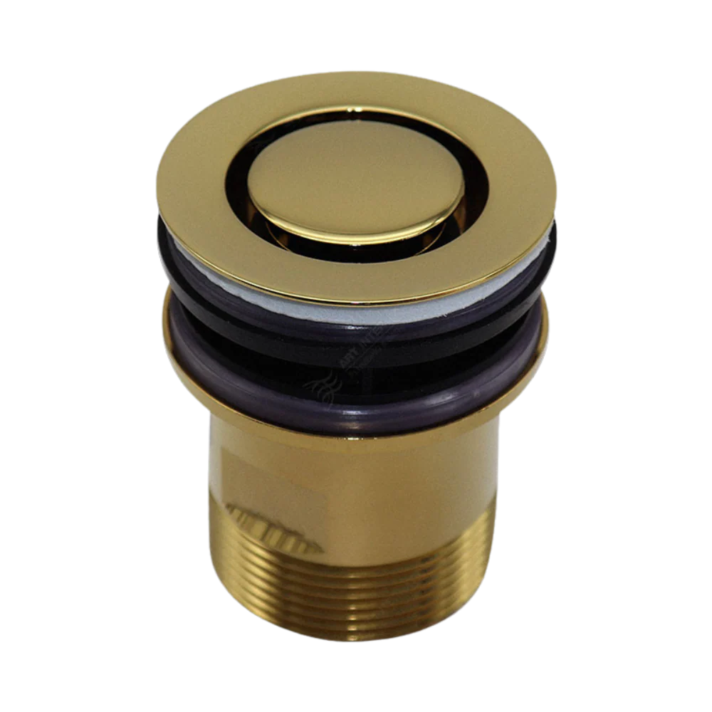 Art Australia Brushed Gold 40mm Basin Pop Down Waste - Image 3