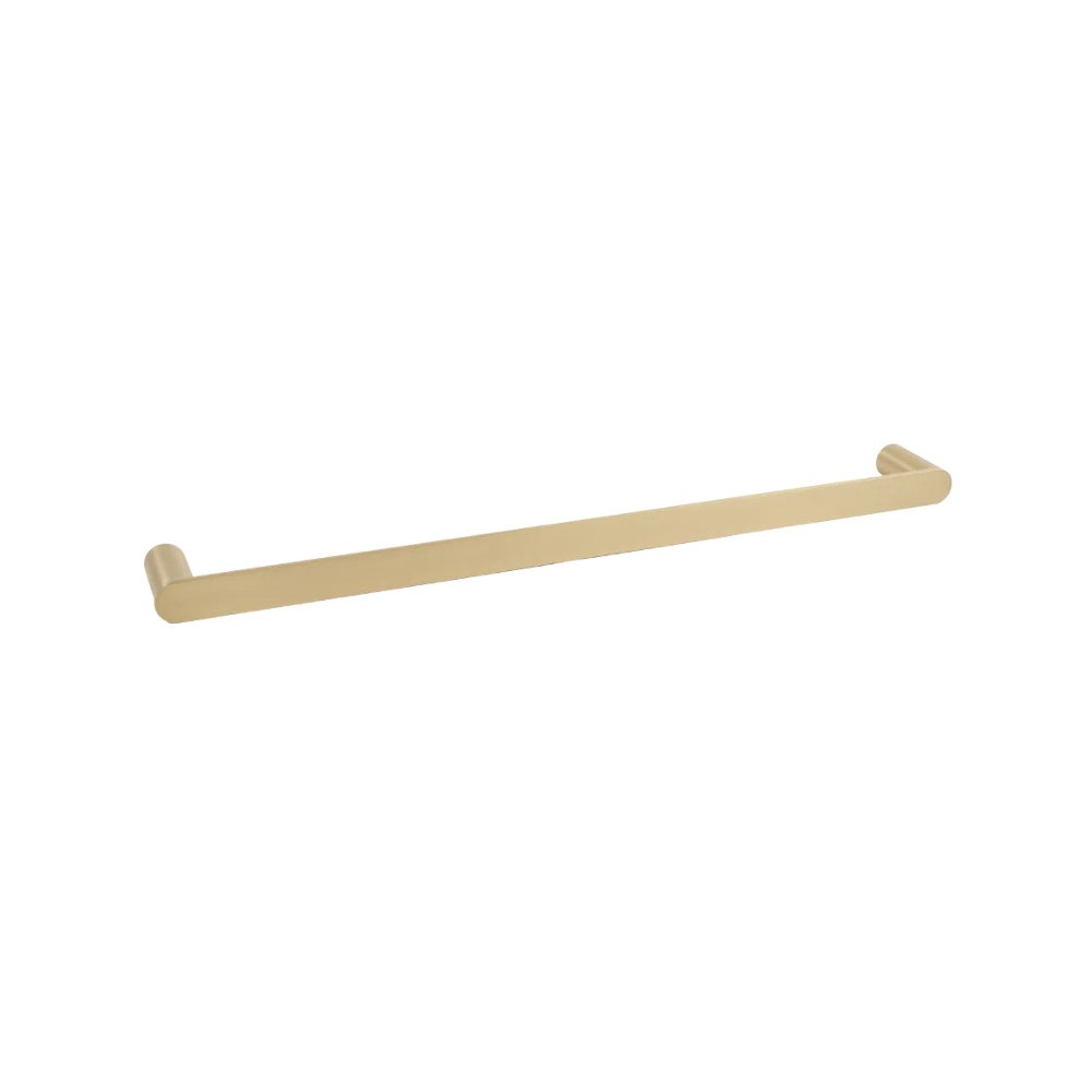 Alma Ascari Brushed Brass Gold 600 Single Towel Rail