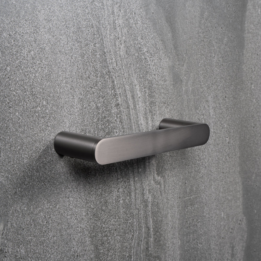 Alma Ascari Brushed Gunmetal 220 Hand Towel Rail - Image 2