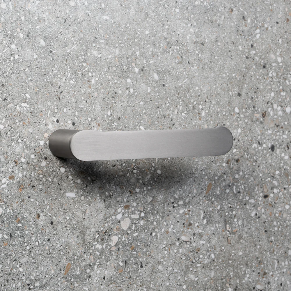 Alma Ascari Brushed Gunmetal Toilet Roll Holder - Image 3