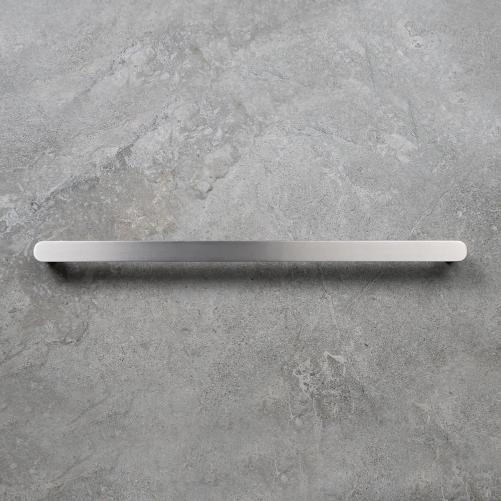 Alma Ascari Brushed Nickel 600 Double Towel Rail - Image 3