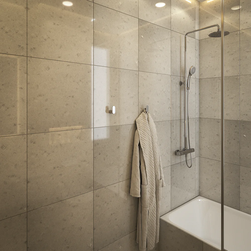 Alma Ascari Brushed Nickel Robe Hook - Image 4
