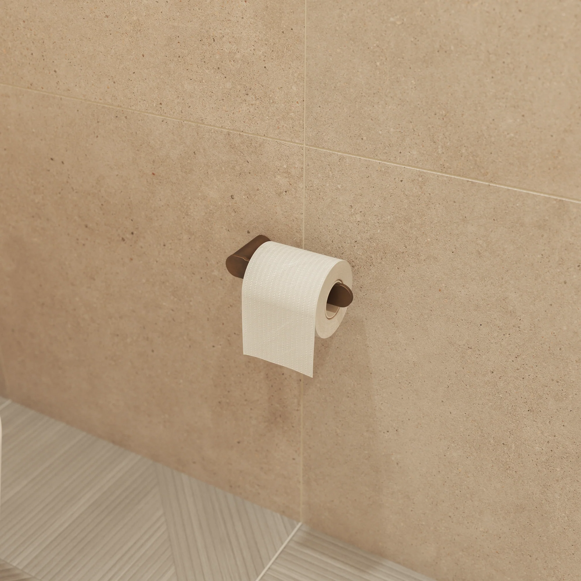 Alma Ascari Brushed Vintage Antique Brass Toilet Roll Holder - Image 2