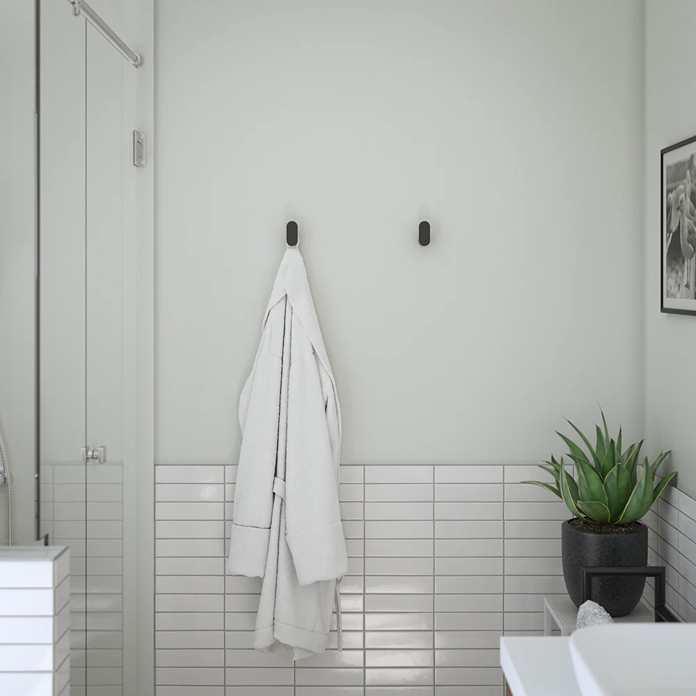 Alma Ascari Matte Black Robe Hook - Image 4