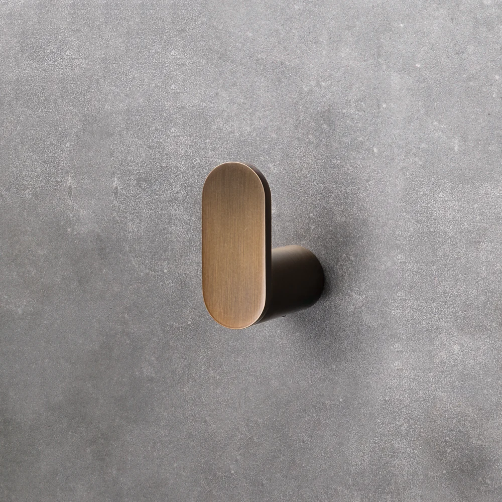 Alma Ascari Brushed Vintage Antique Brass Robe Hook - Image 2