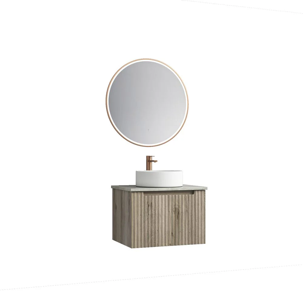 Aulic Calder 600mm Wall Hung Vanity - Image 2