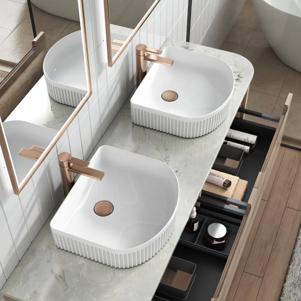 Aulic Cyrus Above Counter Basin Matte White - Image 4