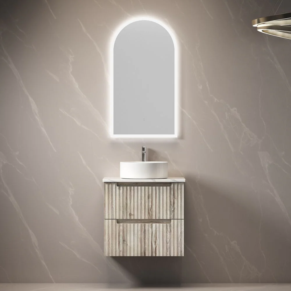Aulic Tuscana 600mm Wall Hung Vanity - Image 3