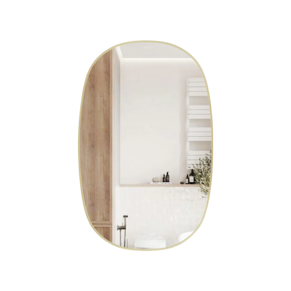 Aulic Valmont Vertical 580mm LED Mirror Brushed Gold - Image 3