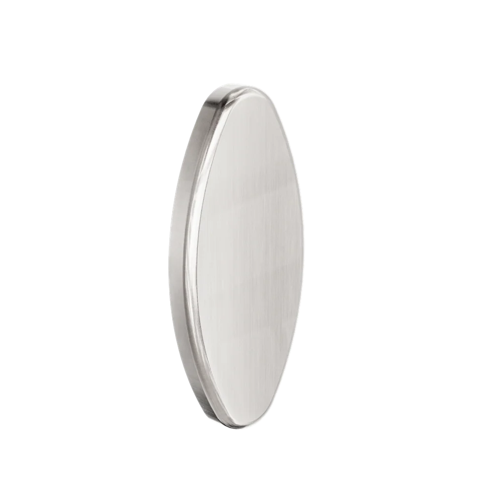Nero Backrest Removeable Wall Cover Plate Brushed Nickel