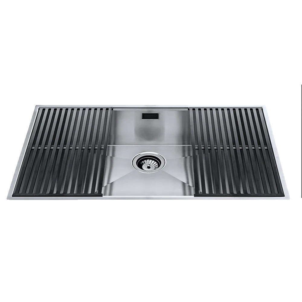 Barazza Flexi Large Bowl Sink With Grids Stainless Steel - Image 3