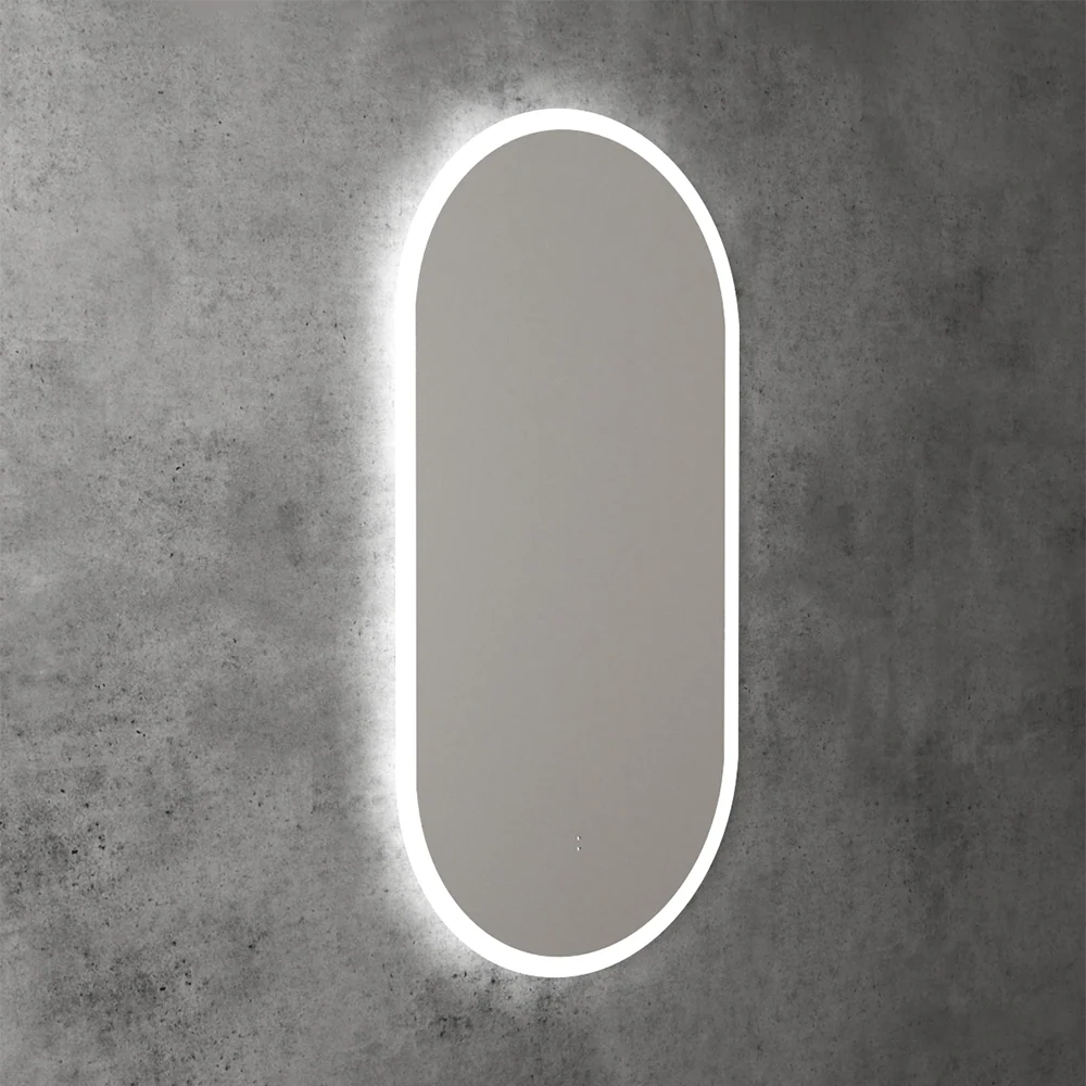 Aulic Beau Monde Oblong Pill LED Mirror Frameless - Image 6