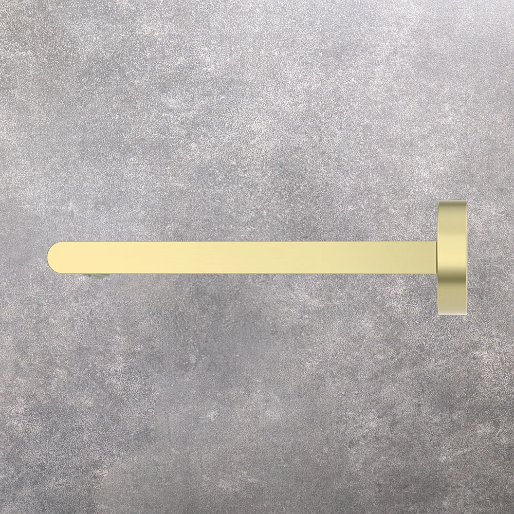 Nero Bianca Bath Spout 200mm Brushed Gold - Image 2