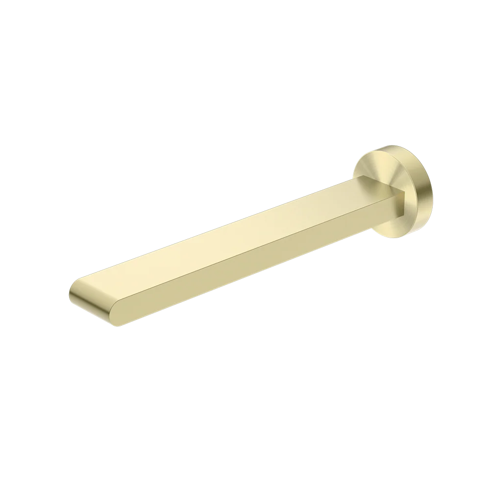 Nero Bianca Bath Spout 240mm Brushed Gold