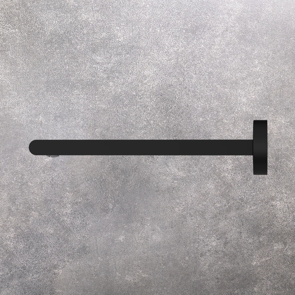 Nero Bianca Bath Spout 240mm Matte Black - Image 2