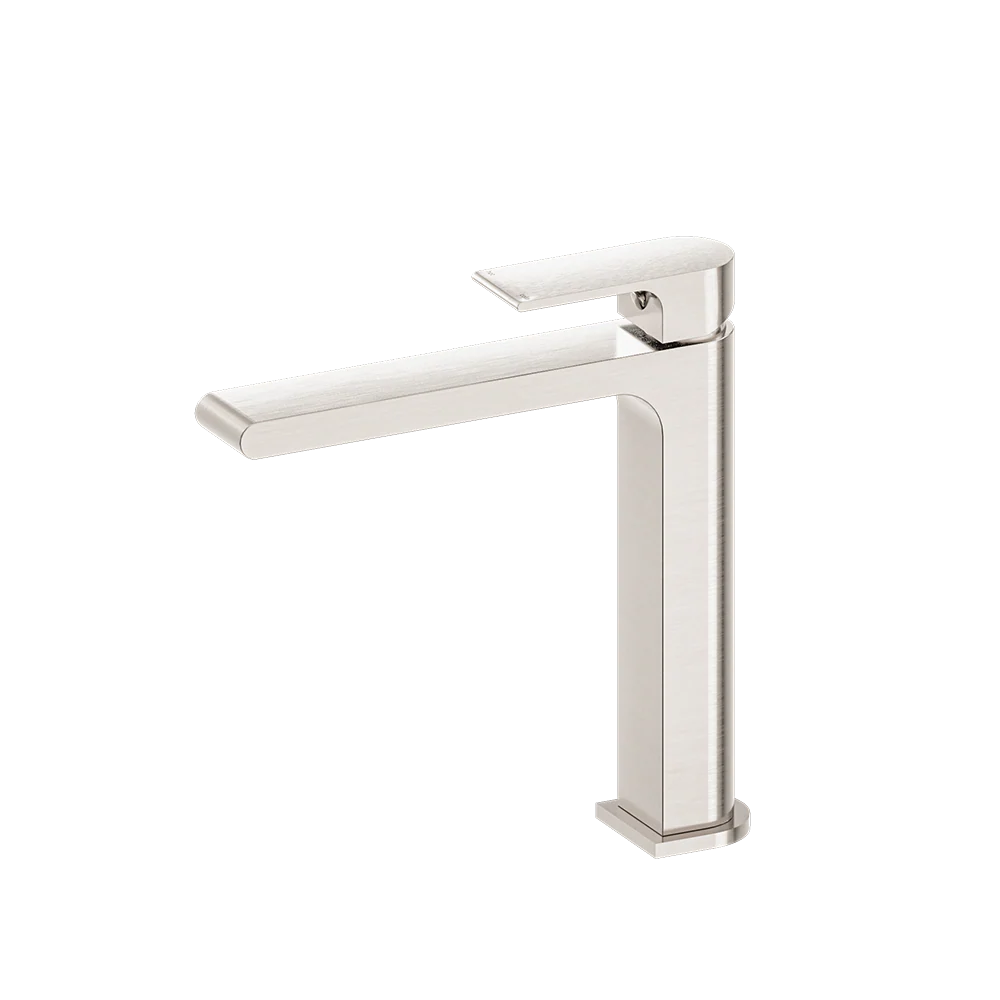 Nero Bianca Mid Tall Basin Mixer Brushed Nickel