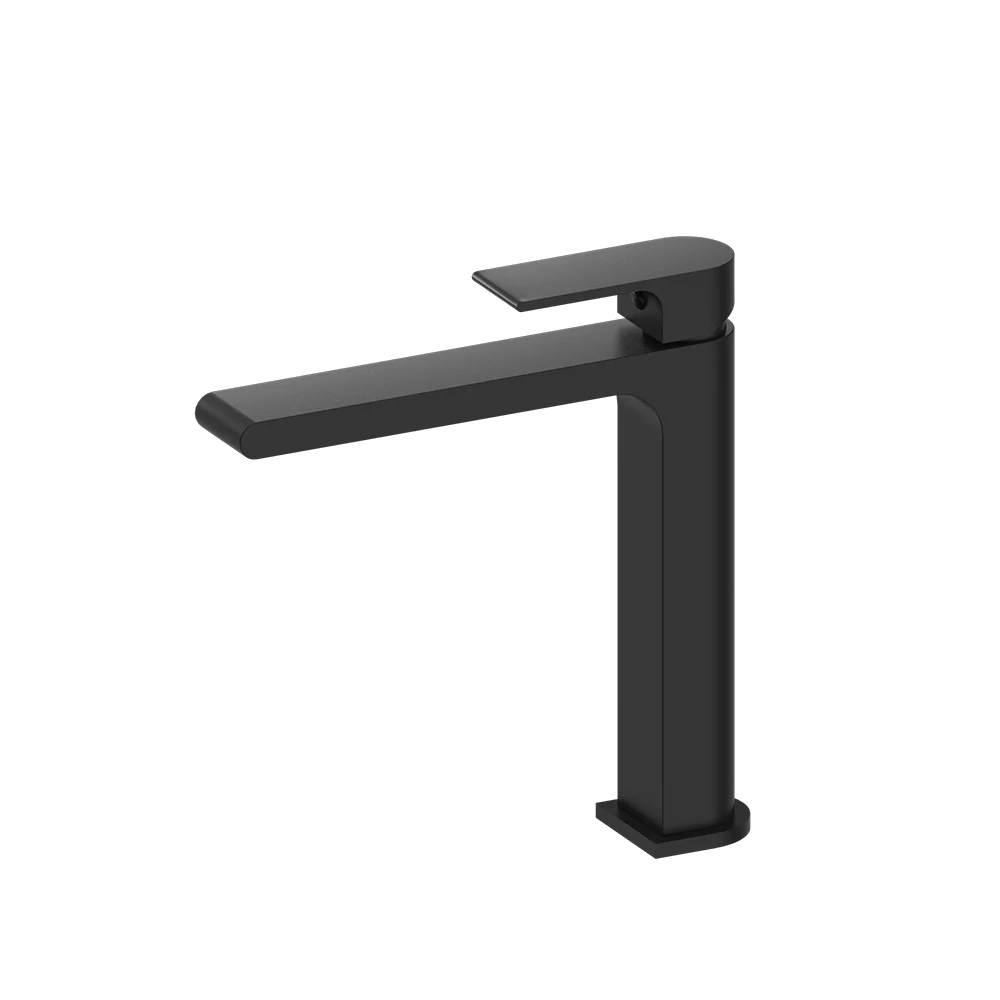 Nero Bianca Mid Tall Basin Mixer Matte Black