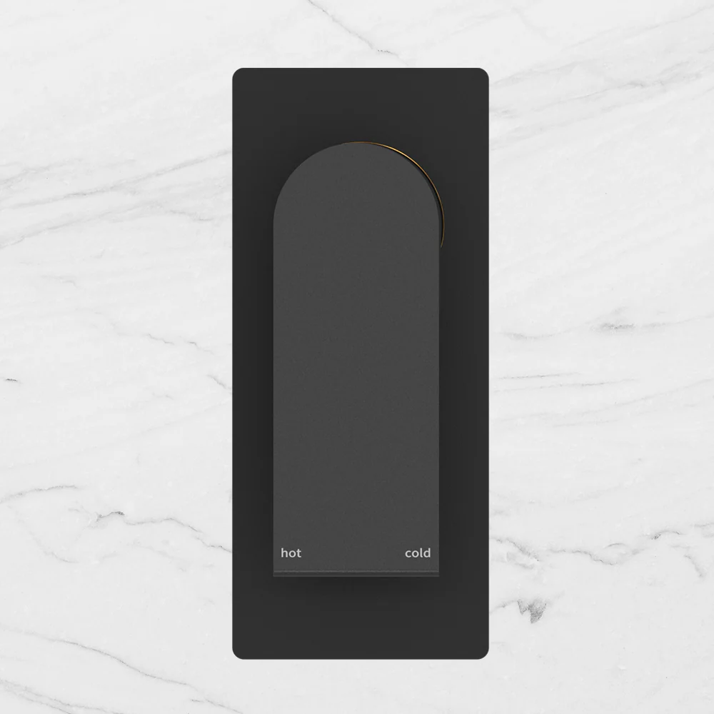 Nero Bianca Shower Mixer Matte Black - Image 2
