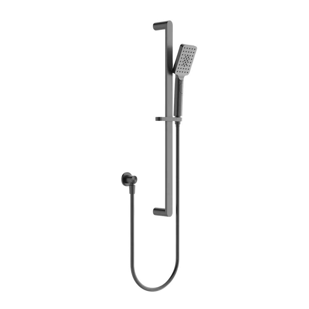 Nero Bianca Shower Rail Gunmetal