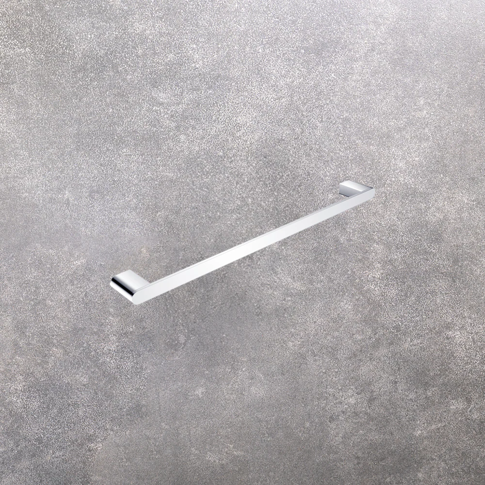 Nero Bianca Single Towel Rail 600mm Chrome - Image 2