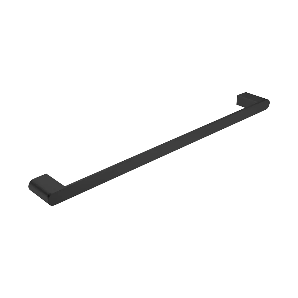 Nero Bianca Single Towel Rail 600mm Matte Black