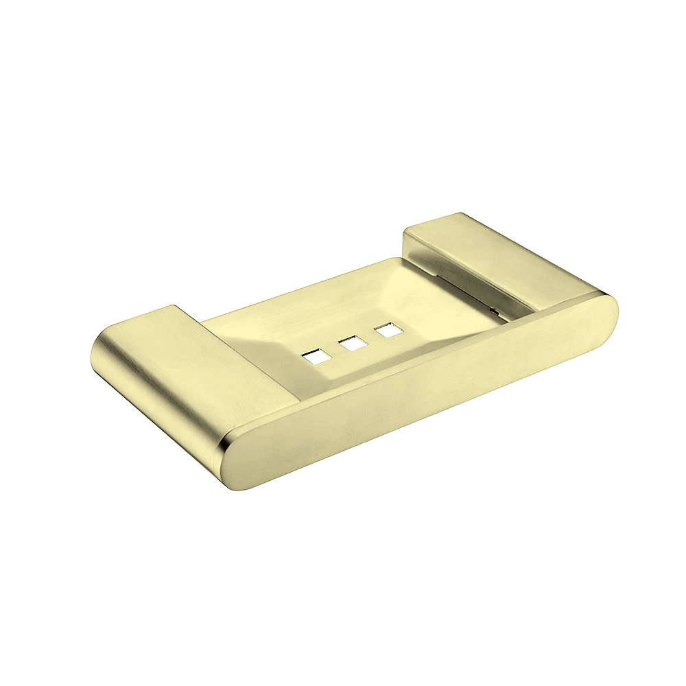 Nero Bianca Soap Dish Holder Brushed Gold - Image 4