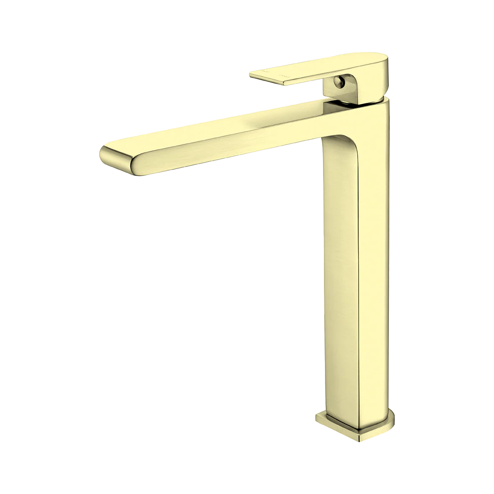 Nero Bianca Tall Basin Mixer Brushed Gold - Image 3