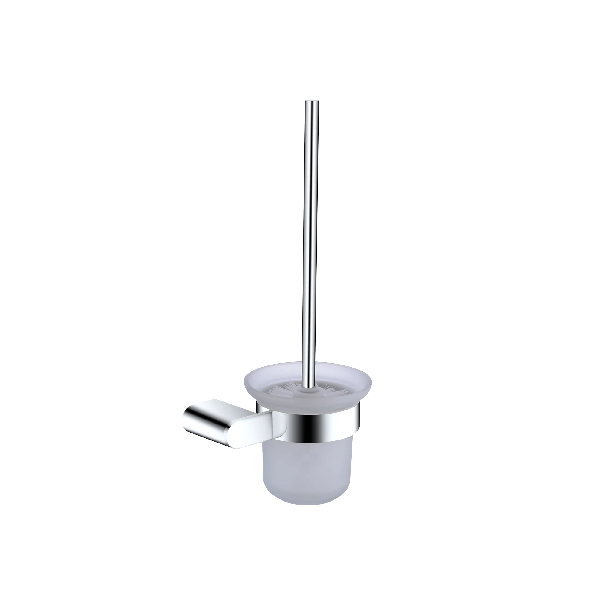 Nero Bianca Toilet Brush Holder Chrome
