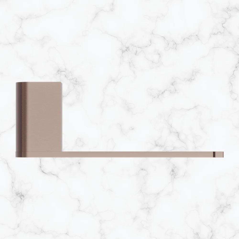 Nero Bianca Toilet Roll Holder Brushed Bronze - Image 2