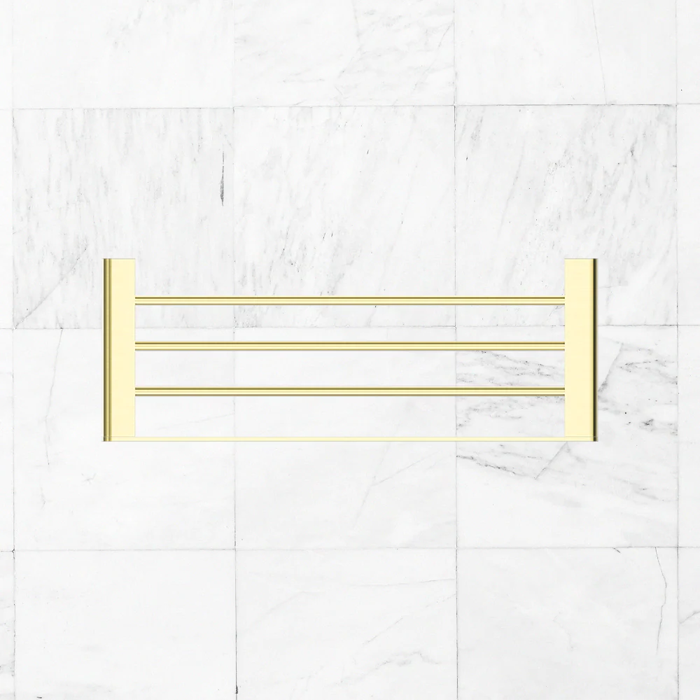 Nero Bianca Towel Rack Brushed Gold - Image 2