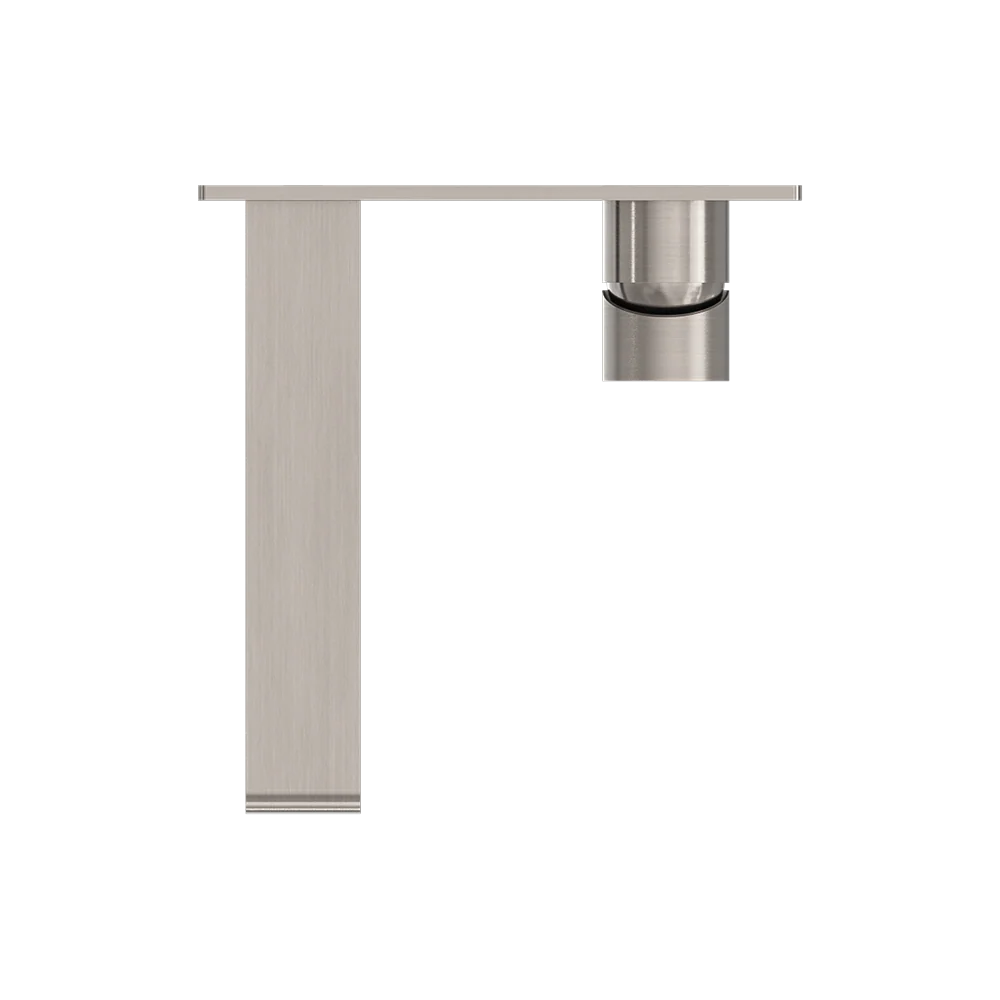 Nero Bianca Wall Basin/Bath Mixer 187mm Brushed Nickel - Image 5